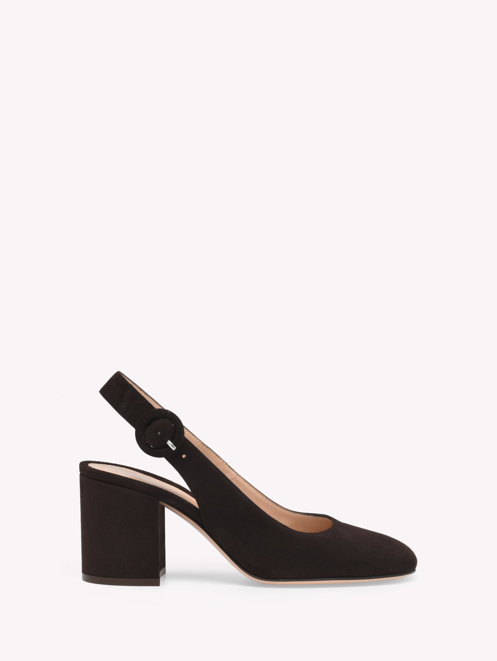 Joelle Sling Pump, Alternate, color, Brown Suede
