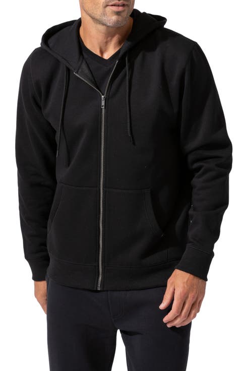 Organic Cotton Blend Zip Hoodie