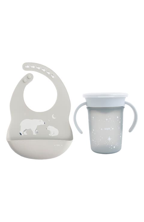 Polaris Training Cup & Silicone Bib Set