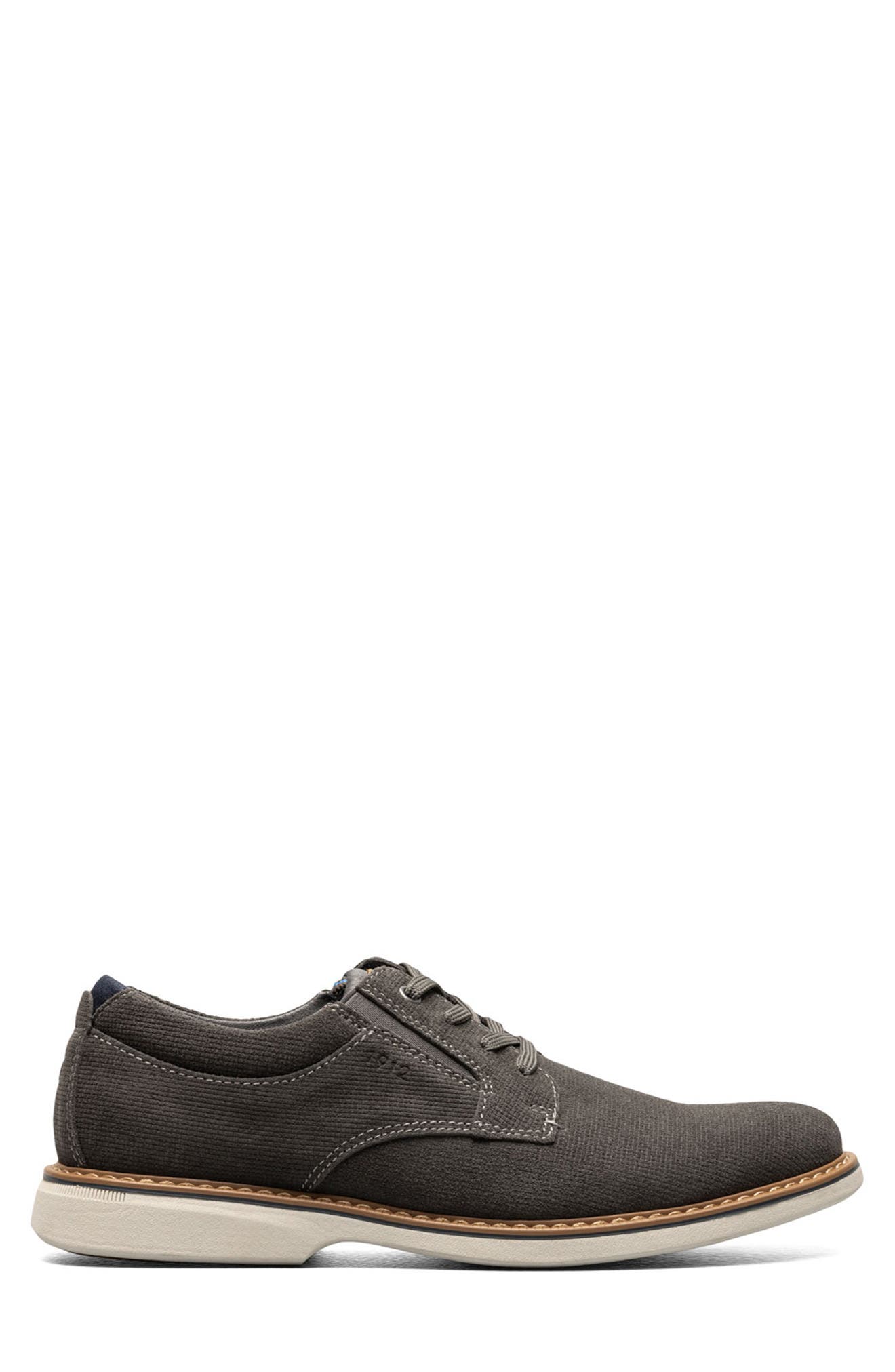 NUNN BUSH Otto Plain Toe Derby - Wide Width Available, Alternate, color, Gray