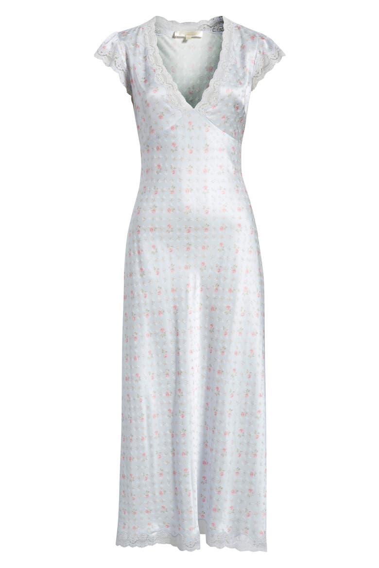 Theodore Floral Maxi Slipdress, Alternate, color, CHAPPARAL BLUE