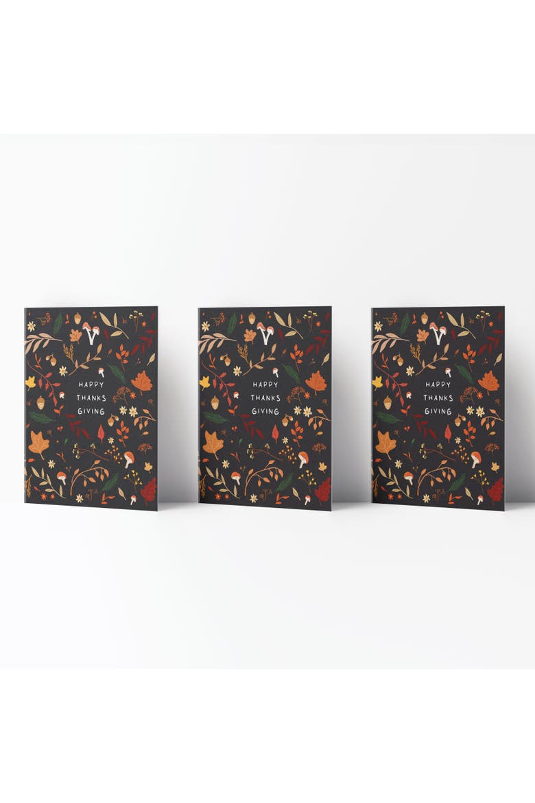 Fall/Halloween Greeting Cards "Happy Thanksgiving", Main, color, Multi-Pack