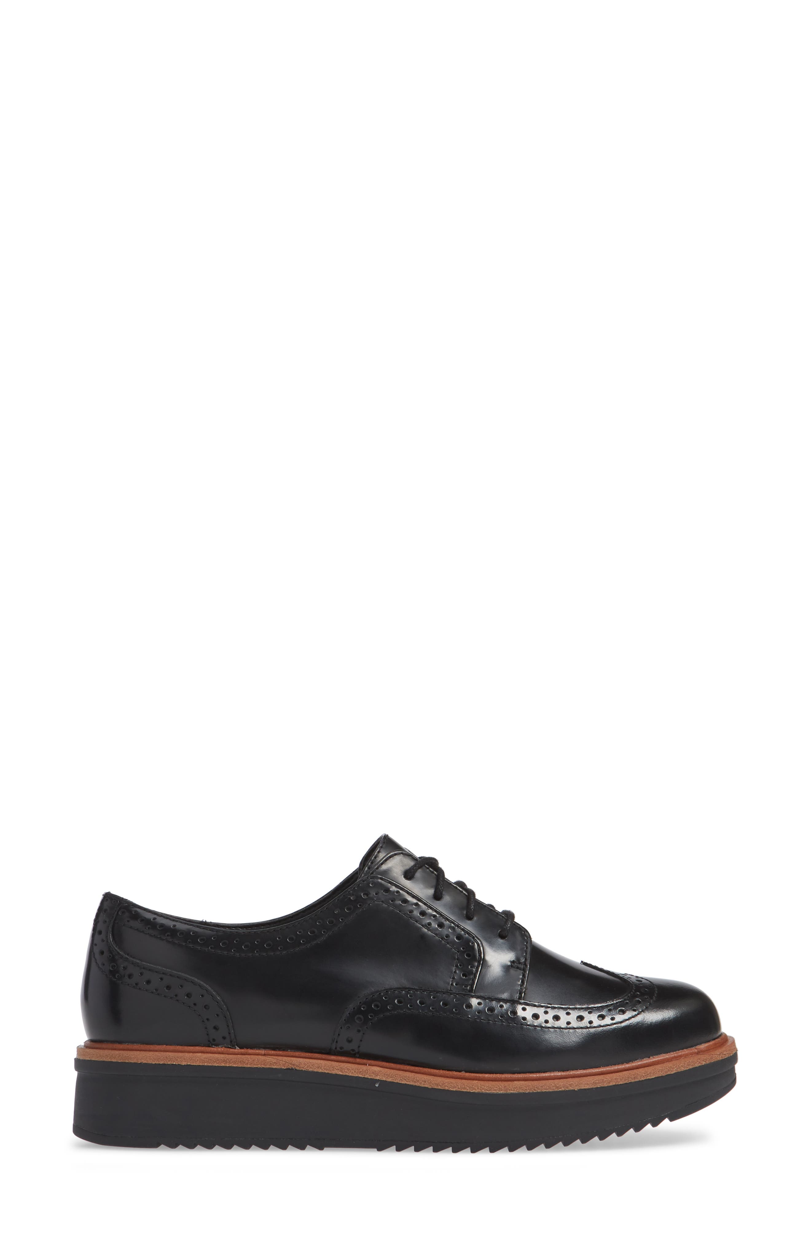 Clarks<sup>®</sup> Teadale Maira Wingtip Derby, Alternate, color, 