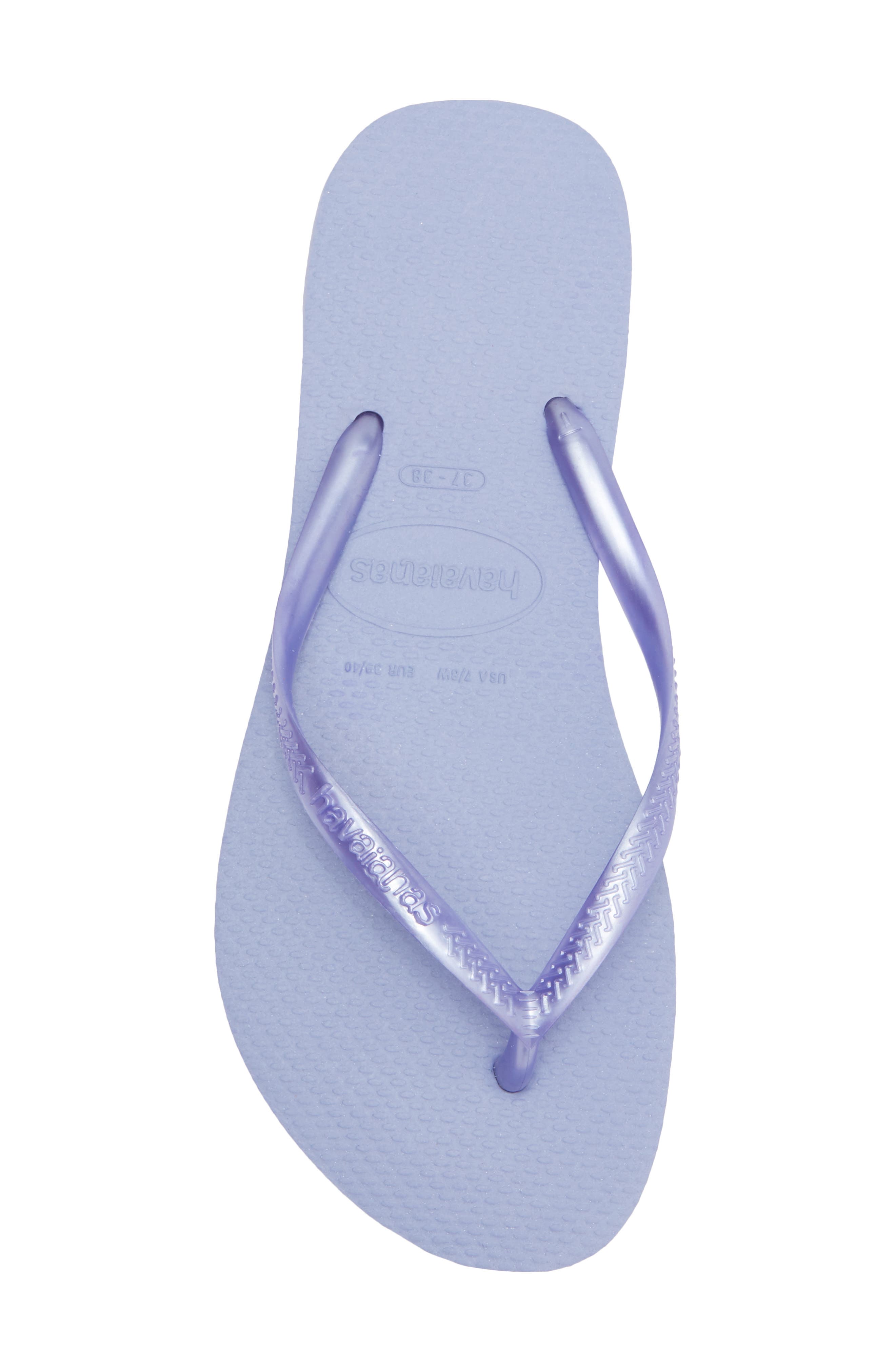 Havaianas Slim Flip Flop, Alternate, color, Lilac Breeze
