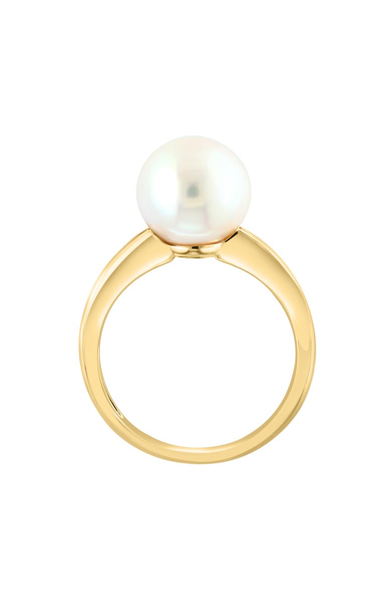 EFFY 14K Yellow Gold Diamond & Cultured Freshwater Pearl Ring, Alternate, color, 