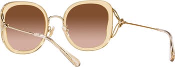 55mm Gradient Butterfly Sunglasses