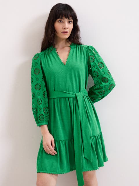 Florie Green Dress