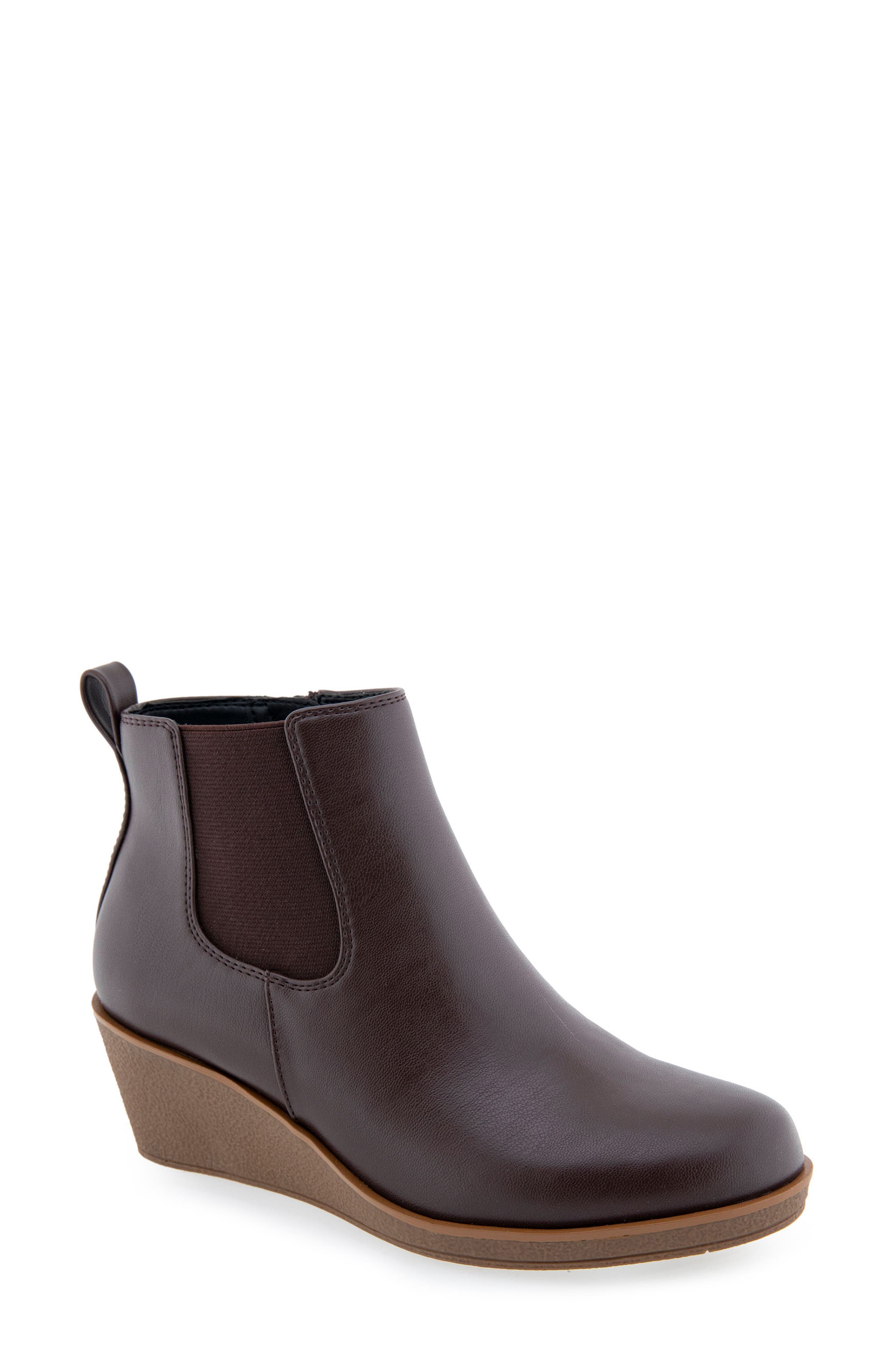 Brandi Wedge Bootie, Main, color, BROWN