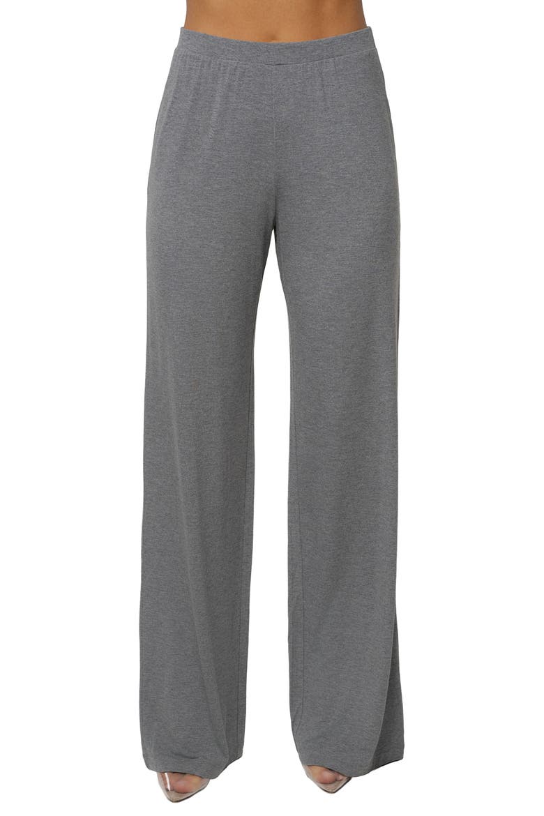 Winter Soirée Pant Set, Alternate, color, Charcoal