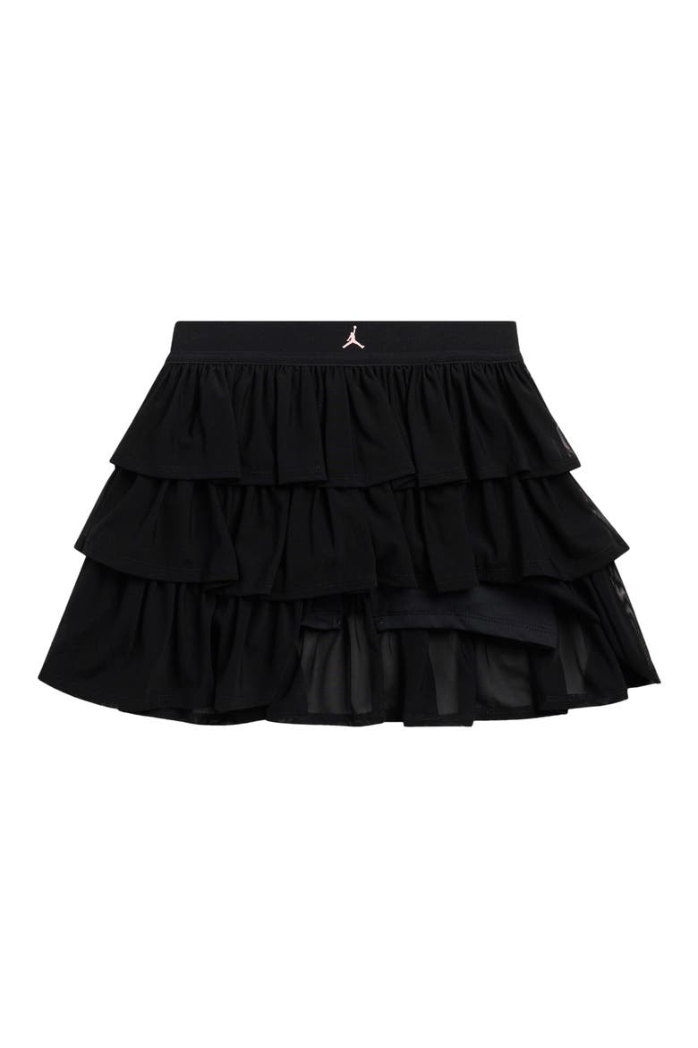 Kids' Tulle Skort, Alternate, color, BLACK