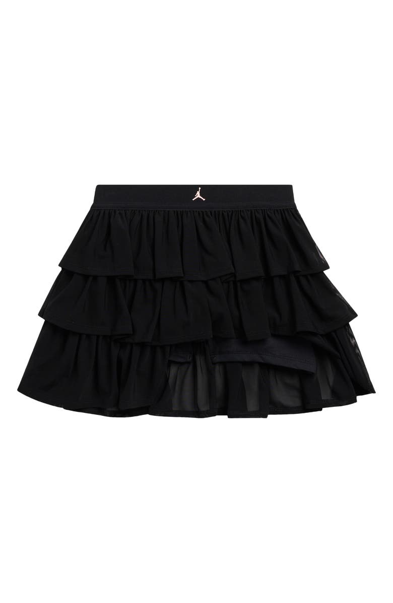 Jordan Kids' Tulle Skort, Alternate, color, Black