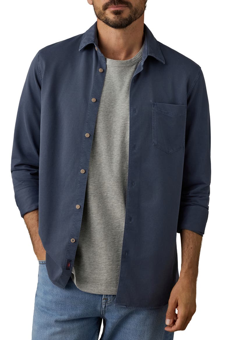 Costa Piqu Shirt, Main, color, ABYSS NAVY