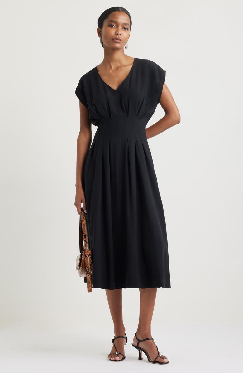 Nordstrom Pleated Midi Dress, Main, color,