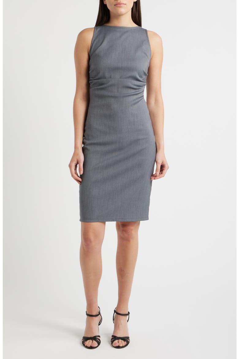 Mary Sheath Dress, Main, color, GREY