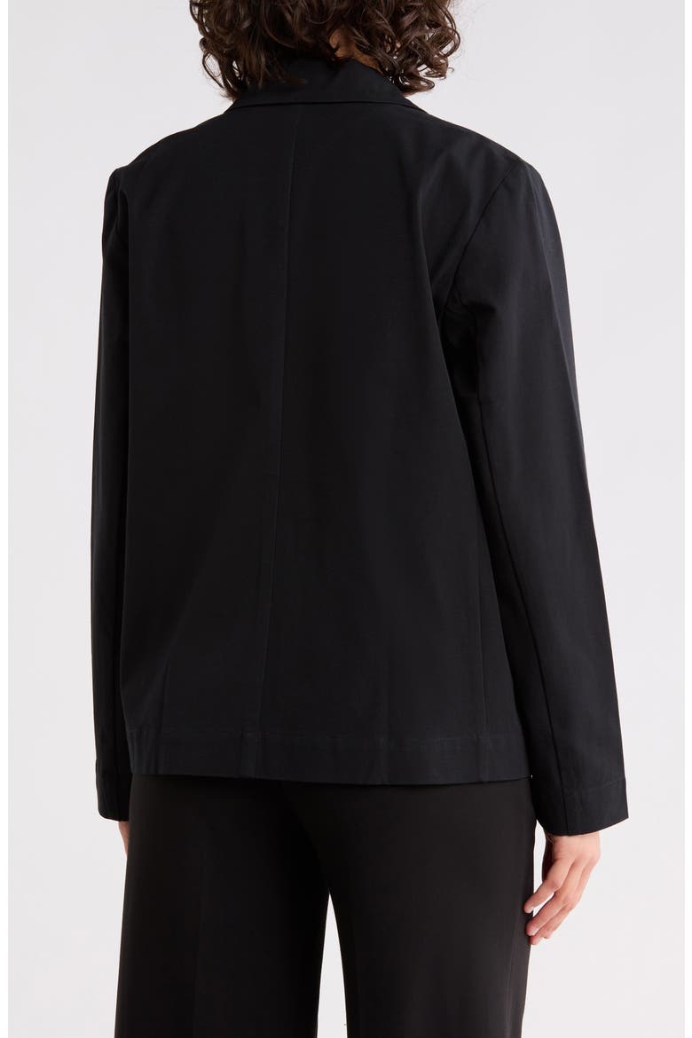 Stretch Twill Blazer, Alternate, color, BLACK