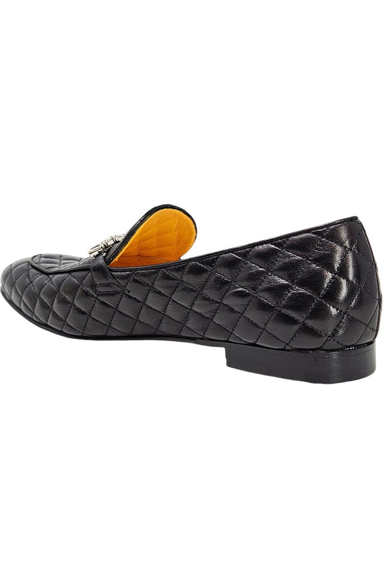 Madison Maison Flat Quilted Loafer, Alternate, color, Black