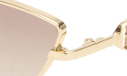 LE SPECS LE SPECS THE SOIREE 60MM MIRRORED CAT EYE SUNGLASSES 