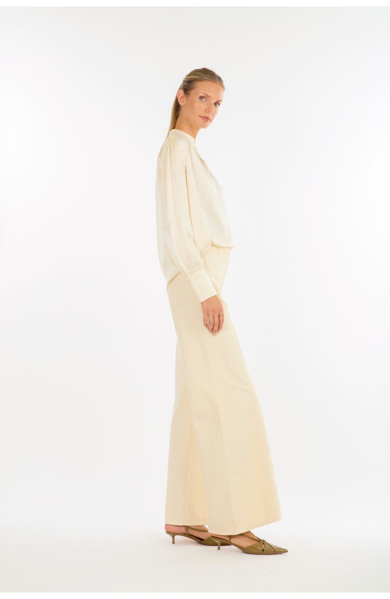 SECRET MISSION Arden Blouse, Alternate, color, Crème