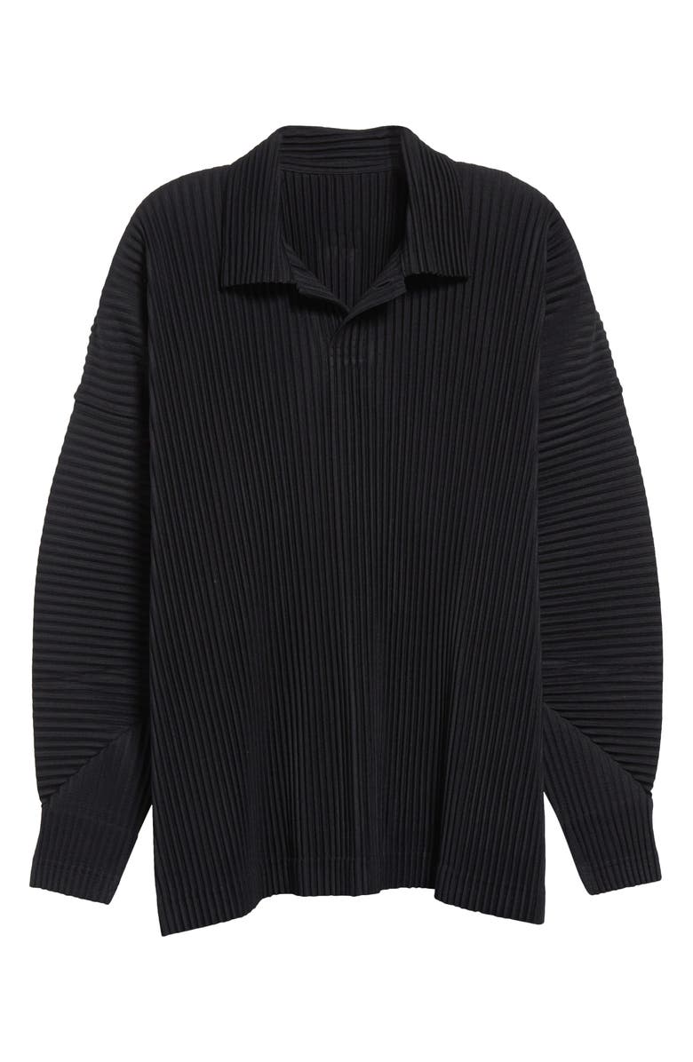 Homme Plissé Issey Miyake Monthly Colors October Long Sleeve Polo, Alternate, color, 