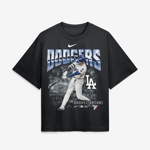 Women's Nike Shohei Ohtani Black Los Angeles Dodgers Premium Essentials Boxy T-Shirt