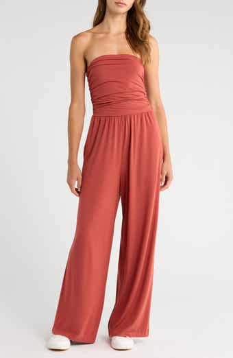 Sweaty Betty Strapless Wide Leg Jumpsuit