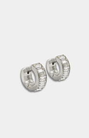 Stella & Dot Mini Channel Set Huggie Earrings