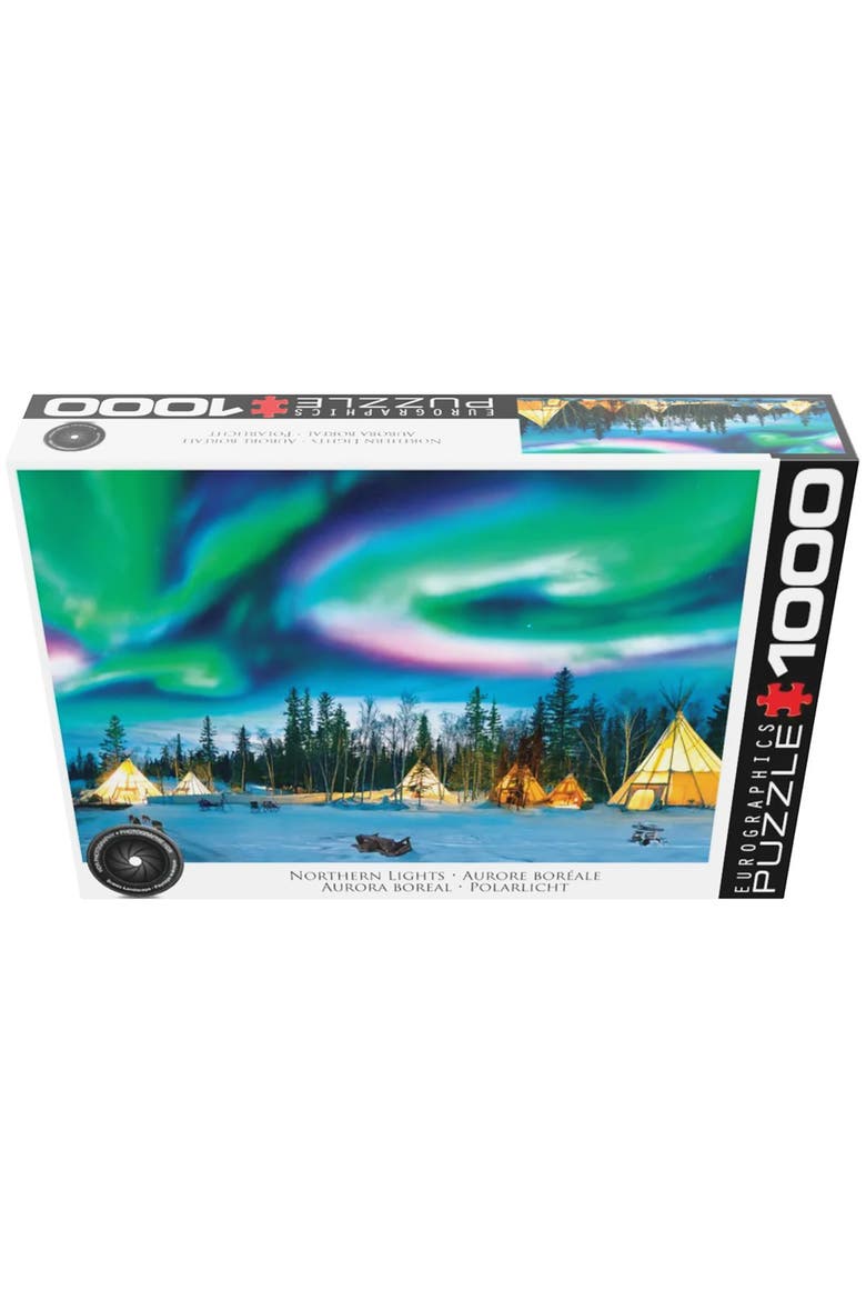 Northern Lights Yellowknife 1000 Piece Puzzle, Alternate, color, Multicolored