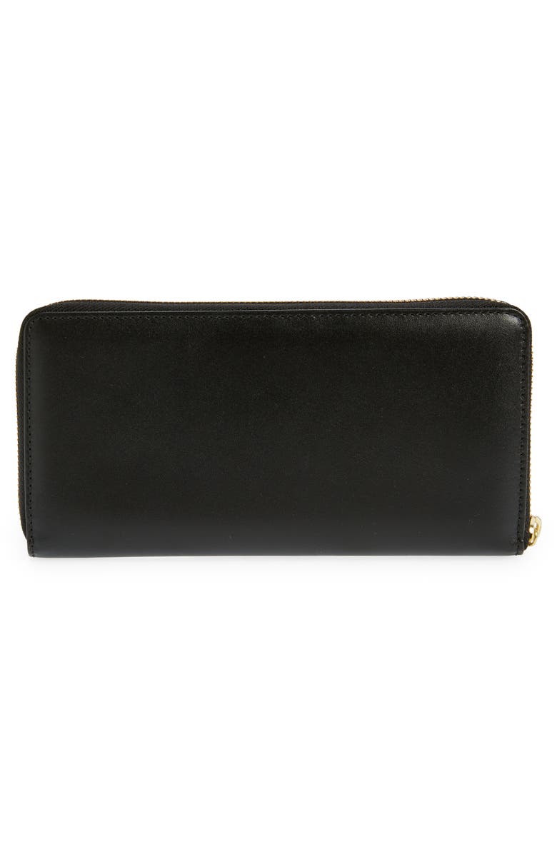 Comme des Garçons Wallets Classic Leather Zip Around Wallet, Alternate, color, Black