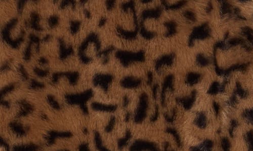 Elie Elie Tahari Leopard Print Faux Fur Jacket In Animal Print