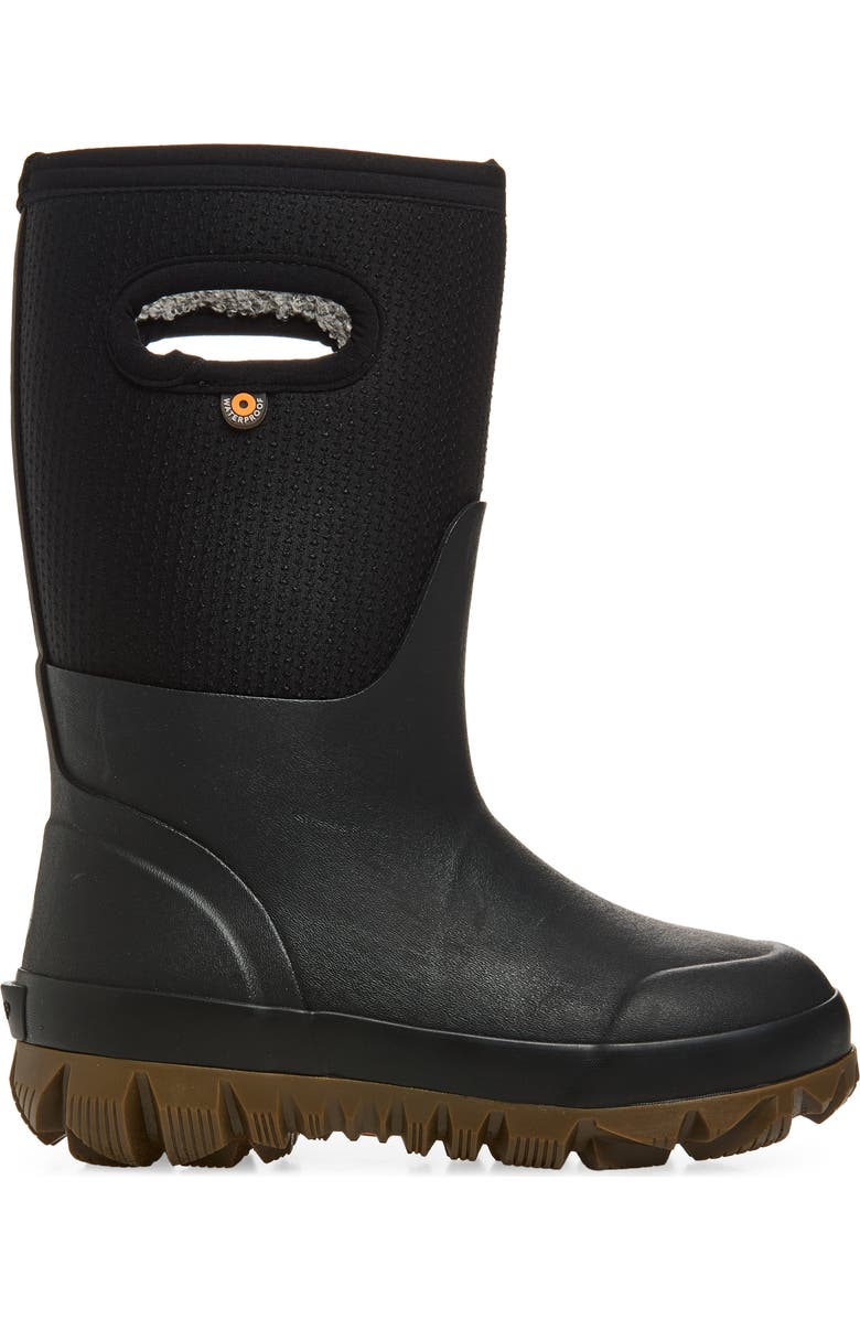 Bogs Kids' Whiteout Dots Waterproof Insulated Boot, Alternate, color, Black