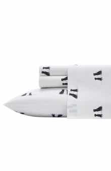 Eddie Bauer Labrador Fields 200 Thread Count 100% Cotton Percale Sheet Set