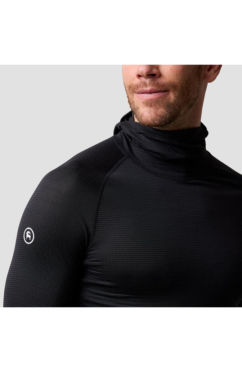 Backcountry Pines Micrrid Ultra-Lt Baselayer Balaclava Top - Men's, Alternate, color, Black