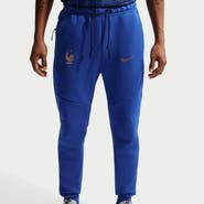 Nike Men's Nike Blue France National Team Tech Fleece Joggers