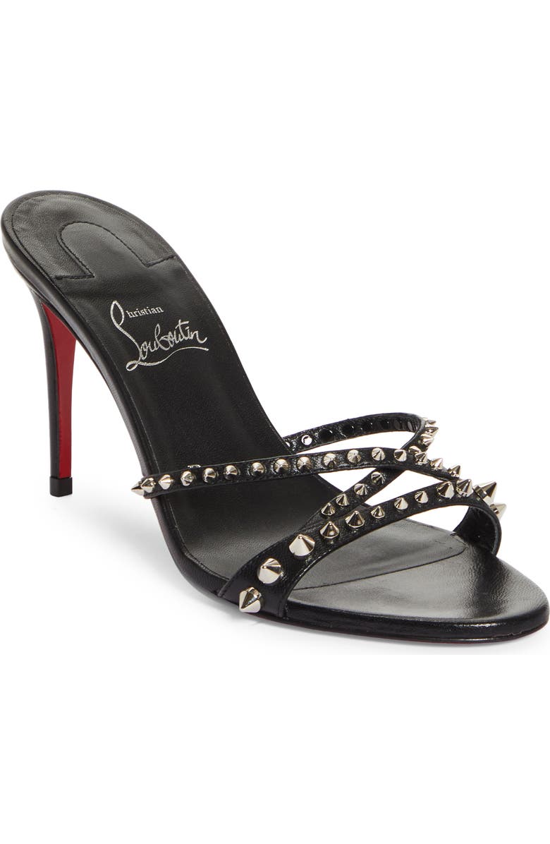 Christian Louboutin Tatoosh Spike Slide Sandal, Main, color,
