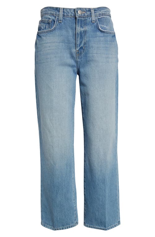 L Agence L'agence June Stovepipe Crop Jeans In Blue