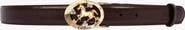 Cavalinho Cavalo Lusitano Leather Belt with Oval Buckle 917