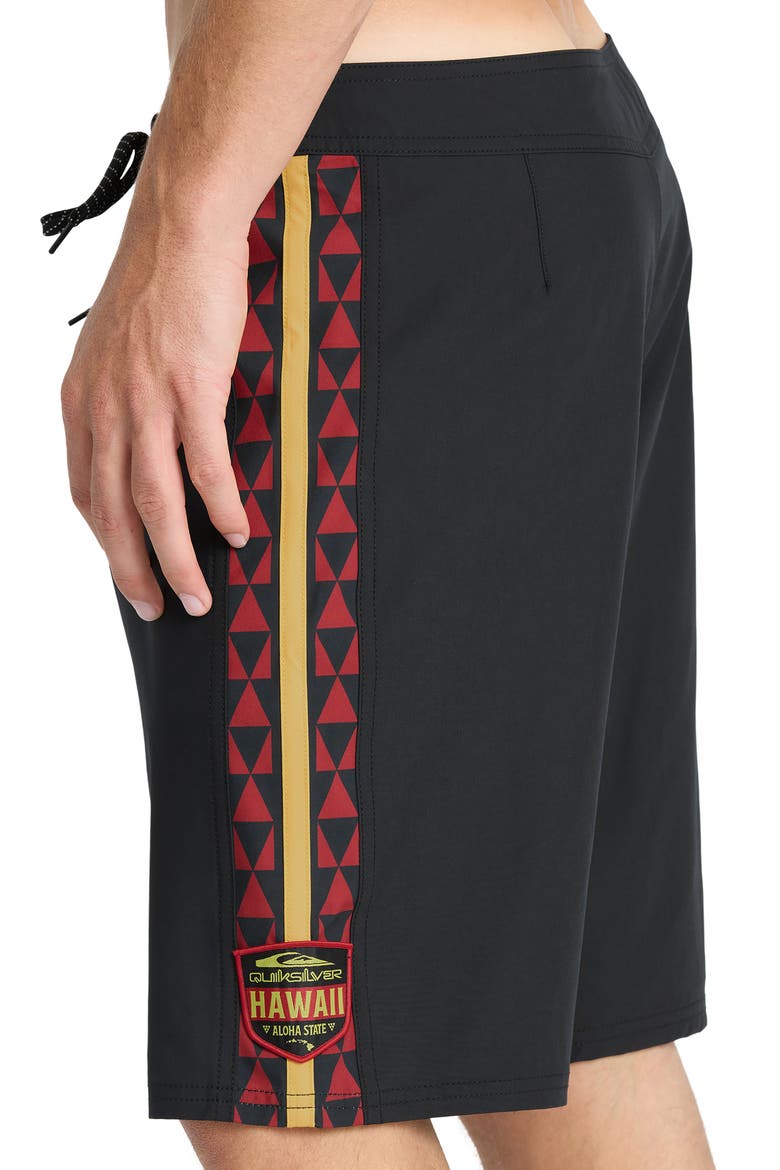 Hi Spearhead Board Shorts, Alternate, color, BLACK