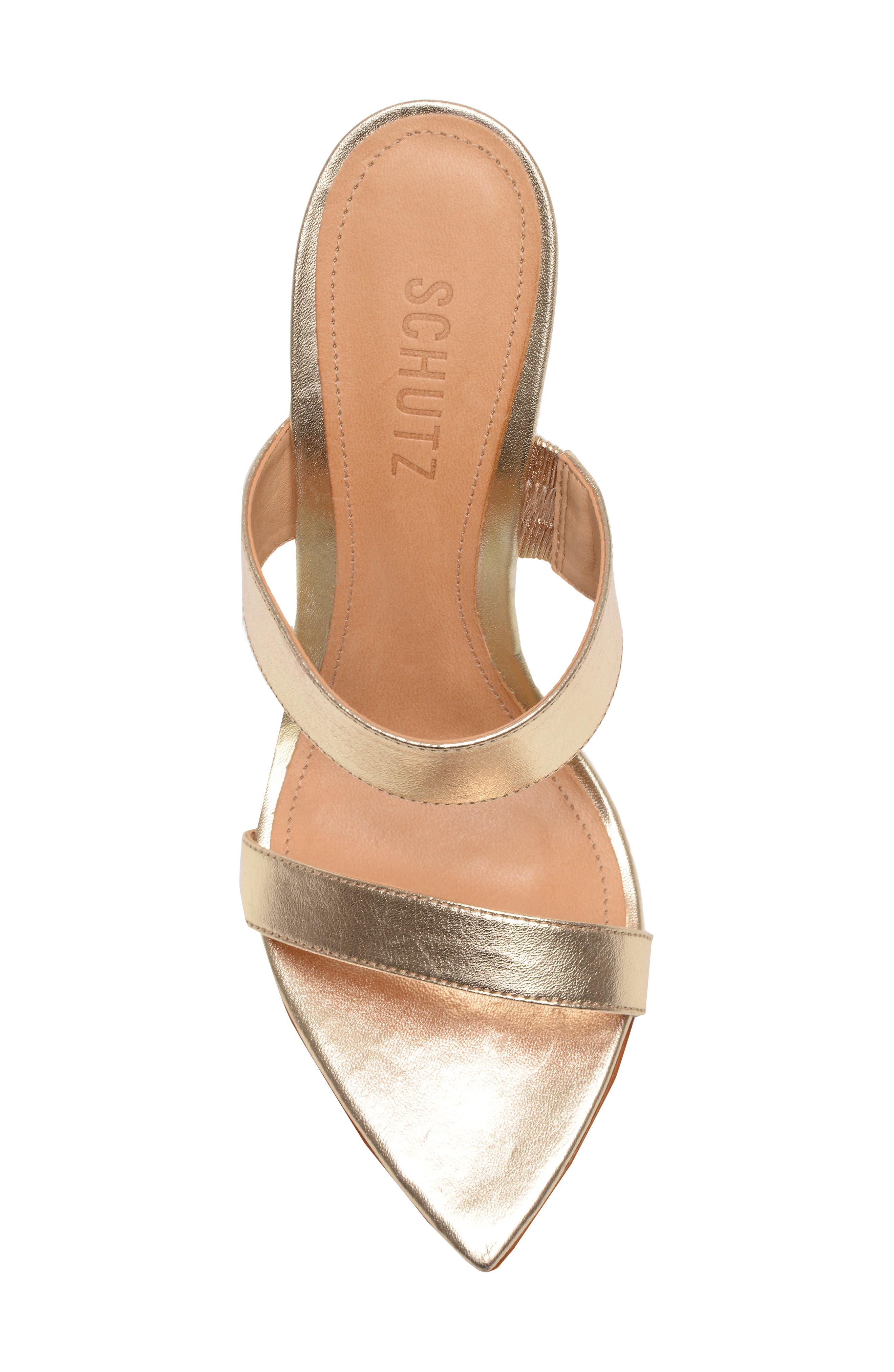 Soraya Wedge Slide Sandal, Alternate, color, PLATINA