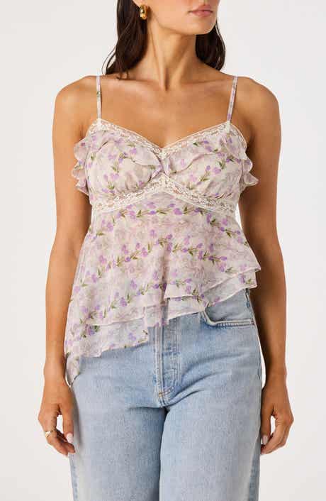 Zissel Asymmetric Babycoll Camisole
