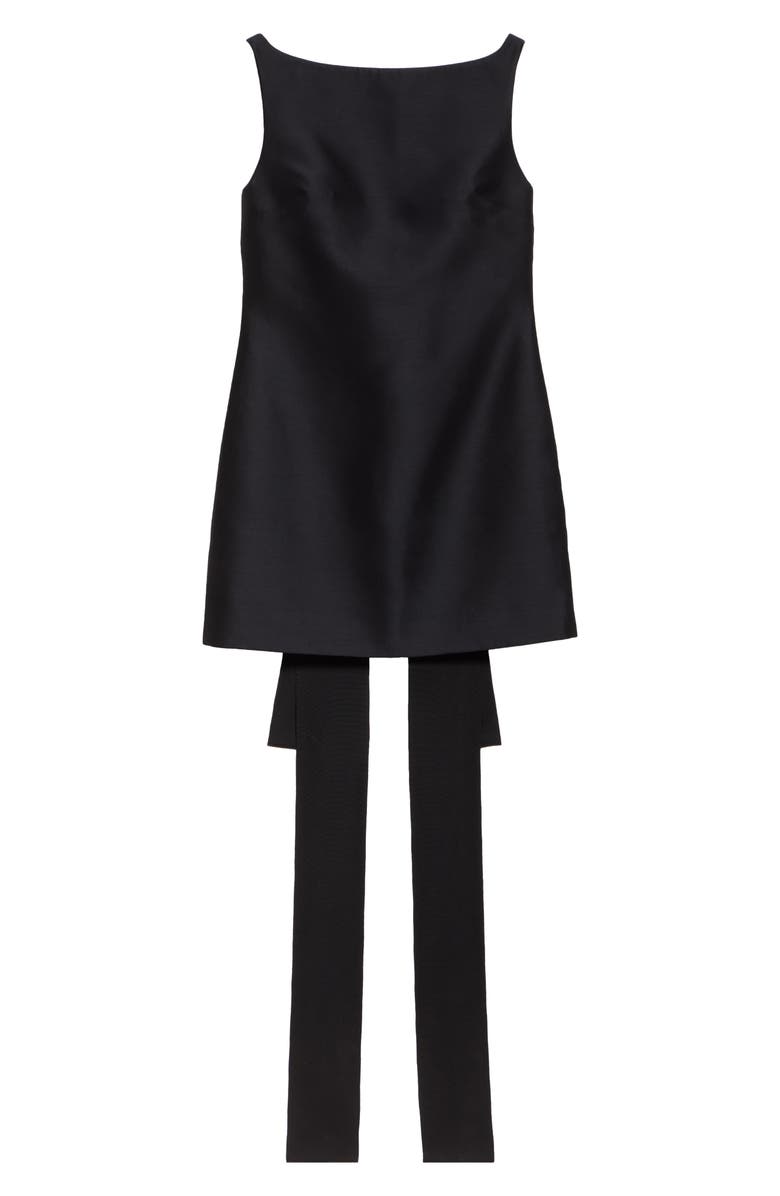 GIA STUDIOS Bowie Wool & Silk Broadcloth Minidress, Alternate, color,
