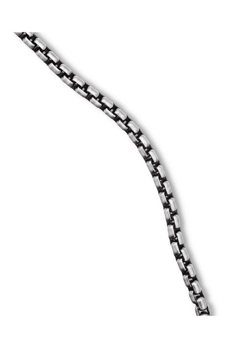 David Yurman Box Chain Necklace in Sterling Silver with 14K Yellow Gold Accent, 1.7mm, Alternate, color, Silver