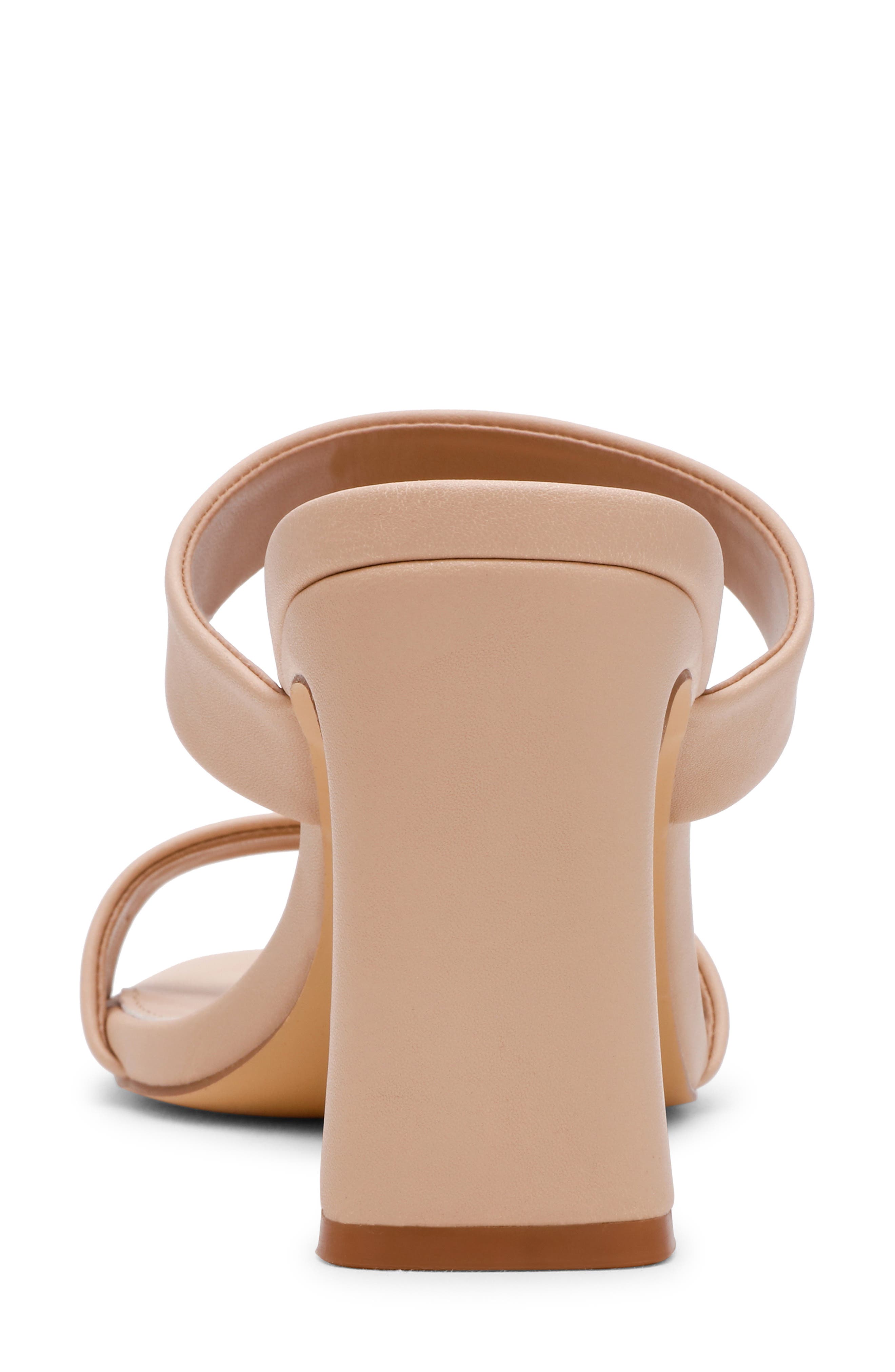 Veniss Block Heel Slide Sandal, Alternate, color, BEIGE