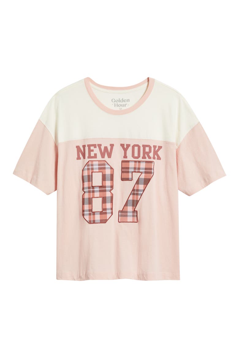 New York 87 Cotton T-Shirt, Alternate, color, LOTUS