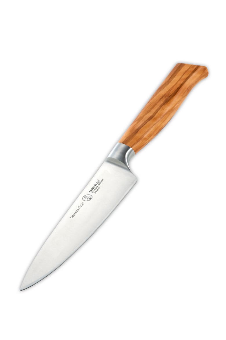Oliva Elite 6 inch Chef's Knife, Alternate, color, Brown