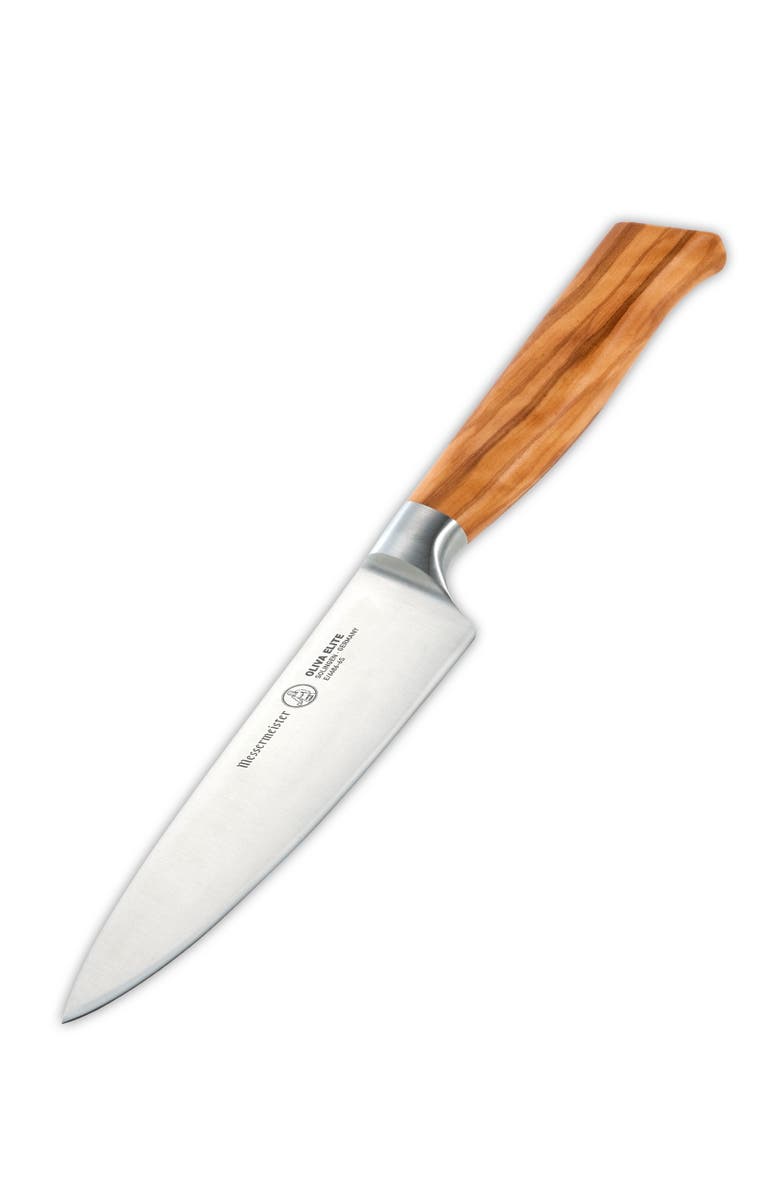 Messermeister Oliva Elite 6 inch Chef's Knife, Alternate, color, Brown