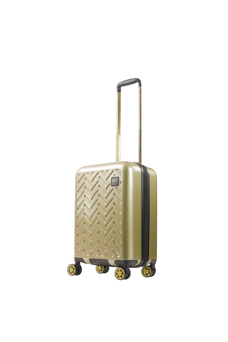 Groove 22 inch Hardside Spinner luggage, Main, color, Gold
