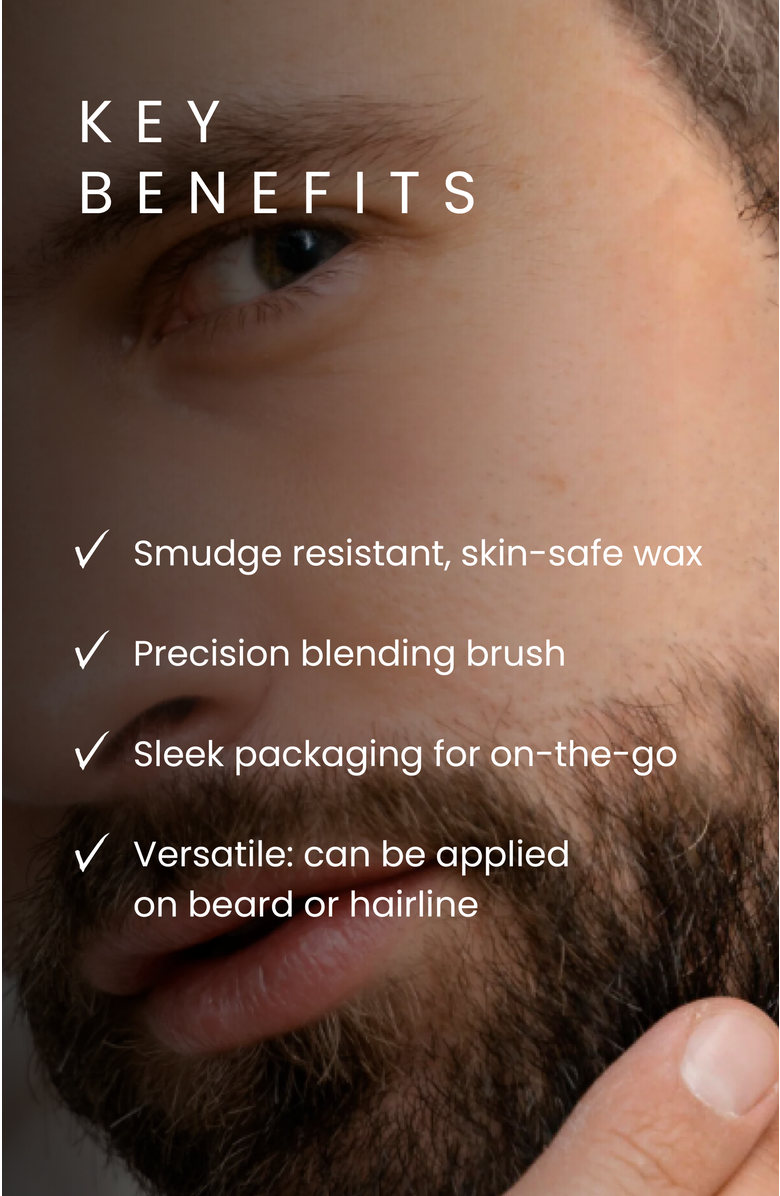 Forte Series Beard and Hairline Pencil, Alternate, color, Black