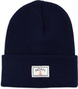【NOAH】 ★ ANCHOR LOGO BEANIE ★ RED & NAVY Anchor Logo Beanie - Noah