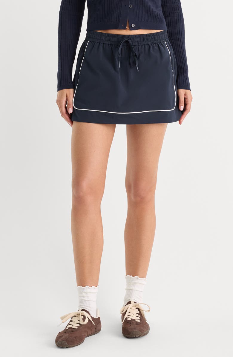 Good American The Sport Skort, Main, color, Storm Blue
