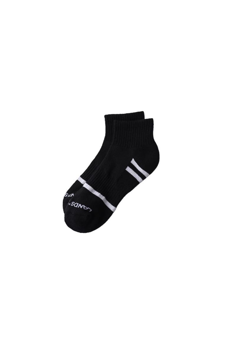 3-Pack Half Cushion Performance Quarter Socks, Alternate, color, Black-White